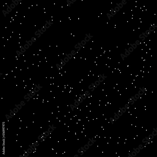 Starry sky background. Flat vector. Starry sky background. Flat vector