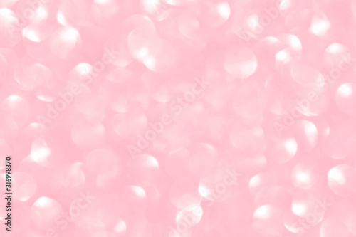 Pink bokeh background for Love, Valentines Day, Wedding Anniversary and All Celebrations concept. This background can be used for friendship, affection, harmony and inner peace.