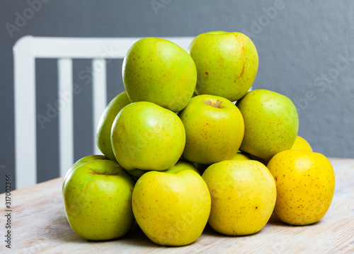 Fotografia Juicy green apples