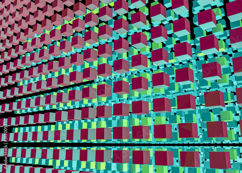 abstract background with squares