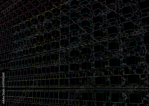 abstract black background
