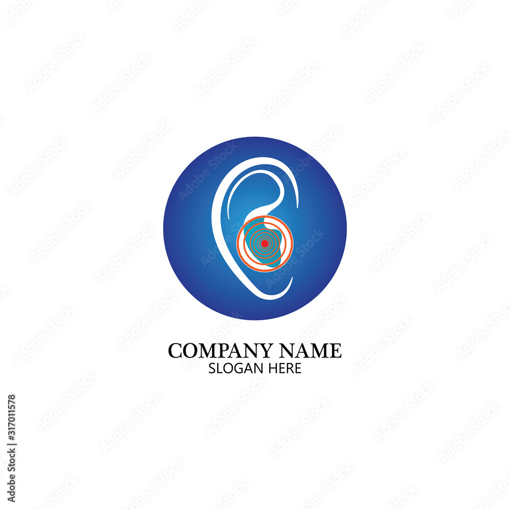 Hearing Logo Template Hearing Logo Template