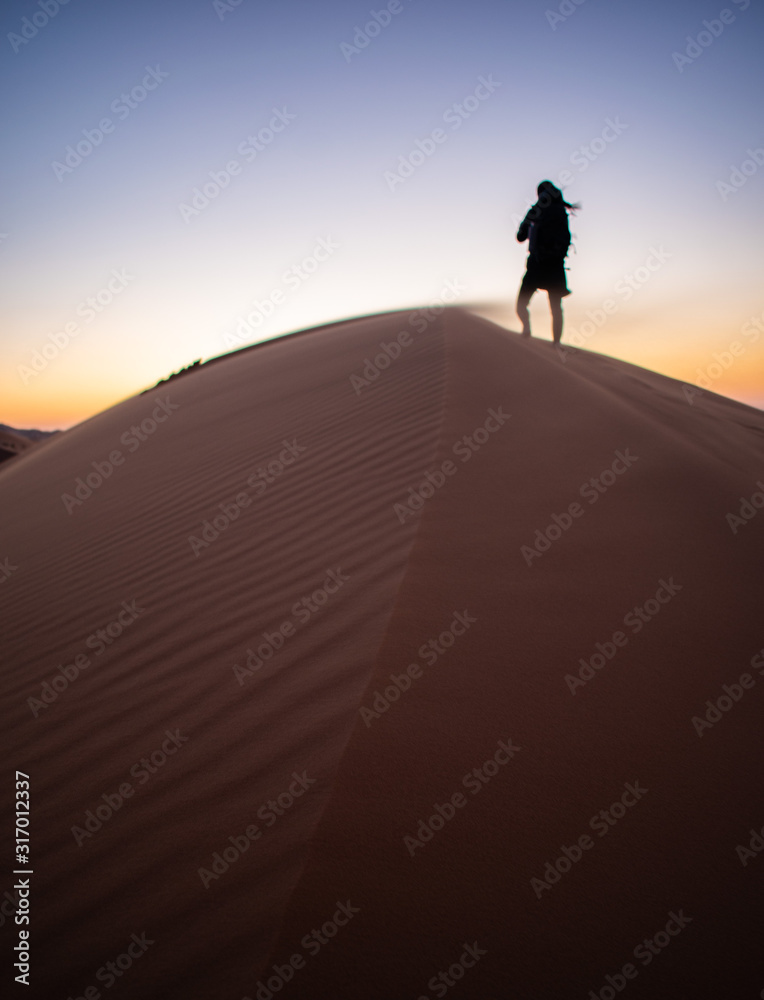 Sunset Dune Hiker