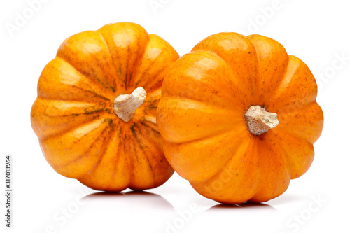 Wallpaper Mural Two mini pumpkin isolated on white Torontodigital.ca