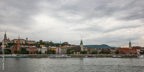 View on Budapest from Dunai river