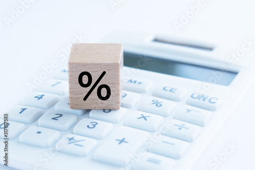 Obraz na płótnie Percent