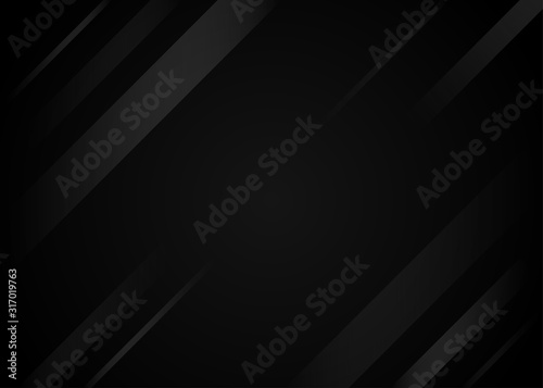 Abstract geometric lines on black background  blank space for text vector illustration