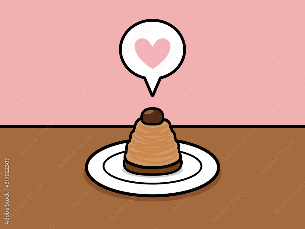 カフェタイム ロールケーキ ハートの吹き出し Stock Illustration Adobe Stock カフェタイム ロールケーキ ハートの吹き出し Stock Illustration Adobe Stock