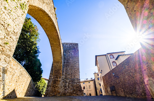 old town of massa marittima in italy