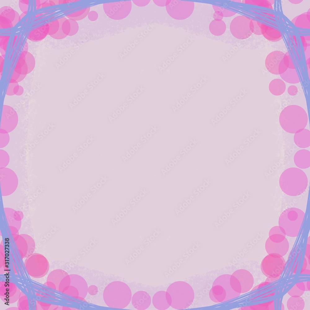 pink background with frame bokeh abstract pattern