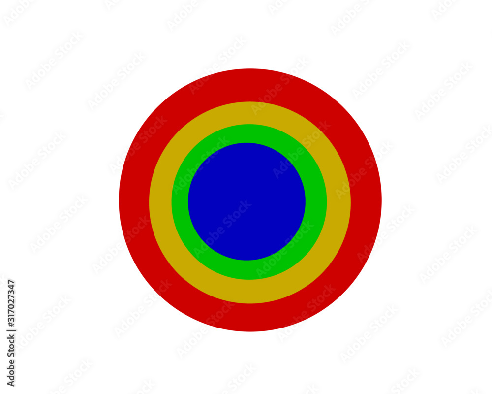 Fototapeta premium rainbow circle