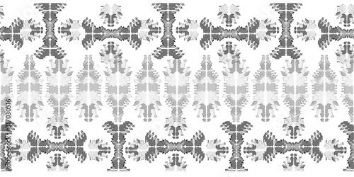 Old style ikat color etnical tribal hand - drawn pattern navajo motif for packing, wallpaper, batik background