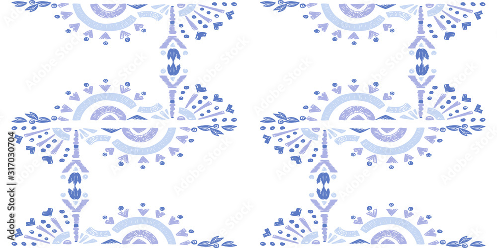 Geometric mosaic on the tile. Ethnic wave pattern. Seamless ehnic carpet African pattern. Geometric mosaic on the tile. Ethnic wave pattern. Seamless ehnic carpet African pattern.