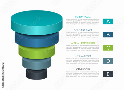 Infographic design template with place for your data. Vector illustration.