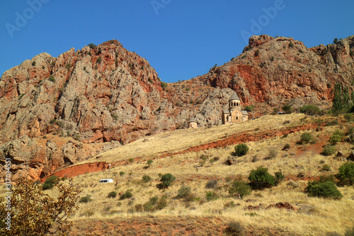 Noravank Monastery Complex on the Gorge of Amaghu Valley, Vayots Dzor Province, Armenia
