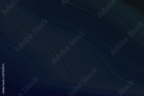 artistic wave lines and fluid colors style with contemporary waves design with very dark blue and black color