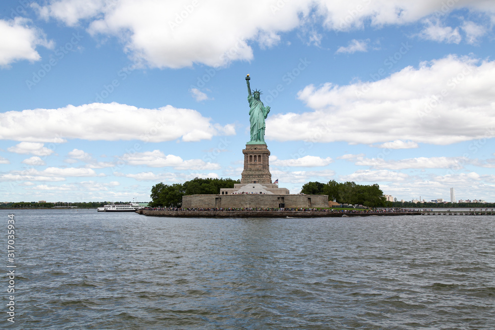 the Statue of liberty is famous in New York ,USA. the Statue of liberty is famous in New York ,USA.