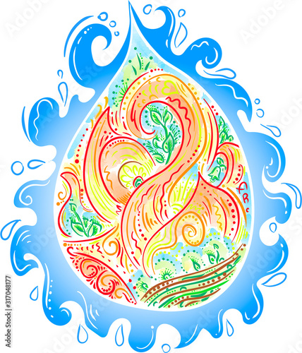 concept of the movement of energy