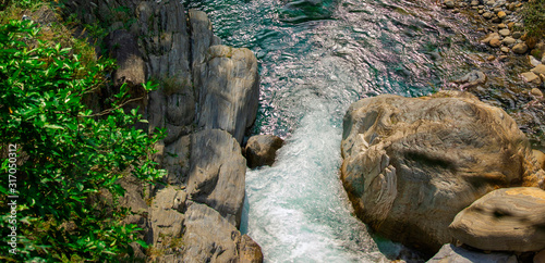 Waterfall in Taroko Scenic Area  Hualien  Taiwan