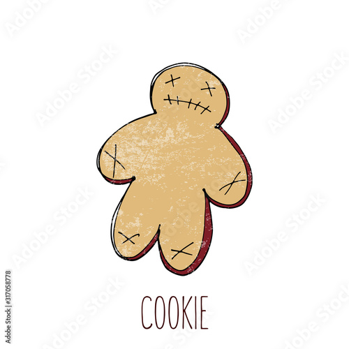 Vector handdrawn illustration. Halloween card, poster, banner invitation EPS 10
