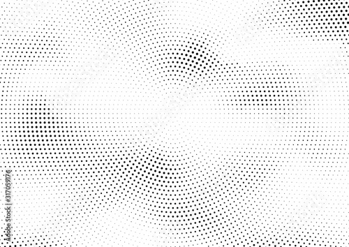 Abstract halftone dotted background. Futuristic grunge pattern, dot, circles. Vector modern optical pop art texture for posters, sites, business cards, cover, labels mock-up, vintage stickers layout