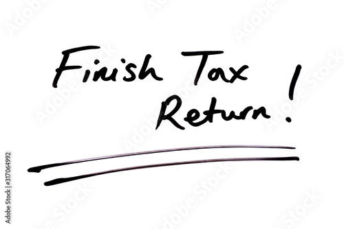 Finish Tax Return!