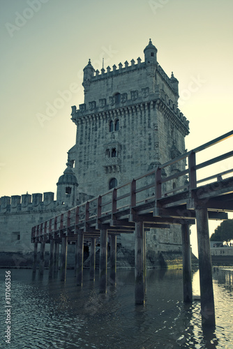 Belem Tower in Lisbon, Portugal