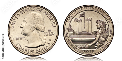 american quarter dollar coin from 2019