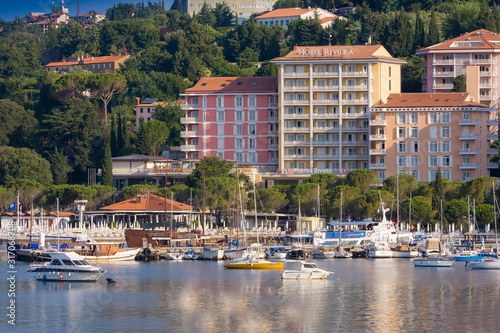 Bild auf Leinwand Hotel  facilities in Portoroz, Istria, Adria, Slovenia, Europe