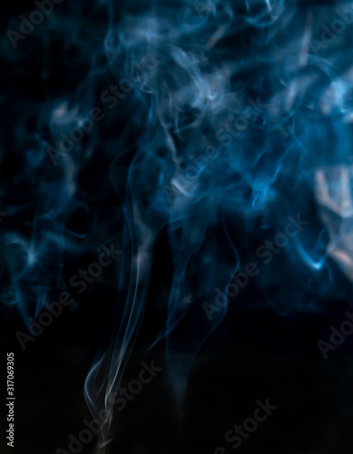 smoke texture on black background