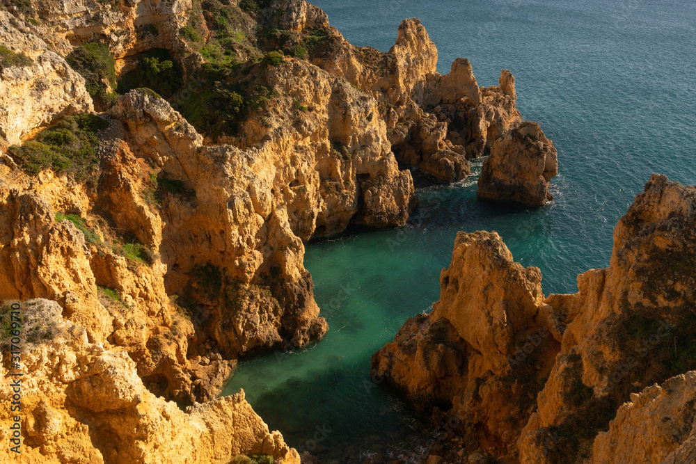 Obraz premium Ponta da Piedade in Lagos, in Portugal