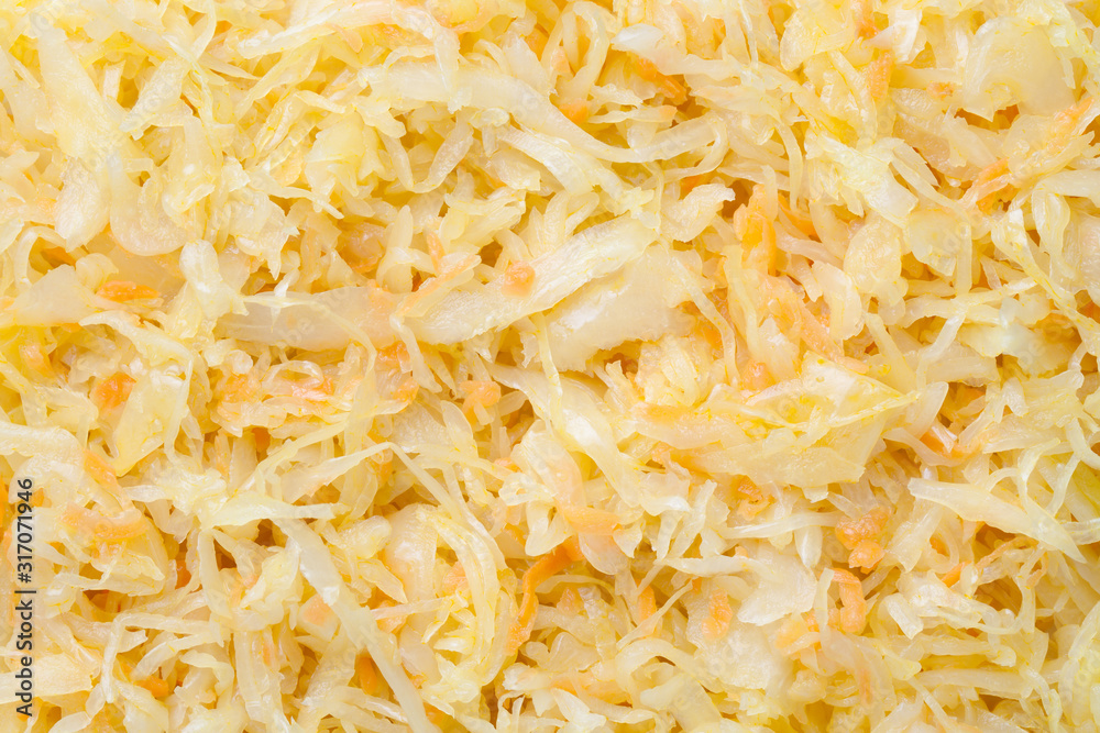 Sauerkraut With Carrot Background Sauerkraut With Carrot Background