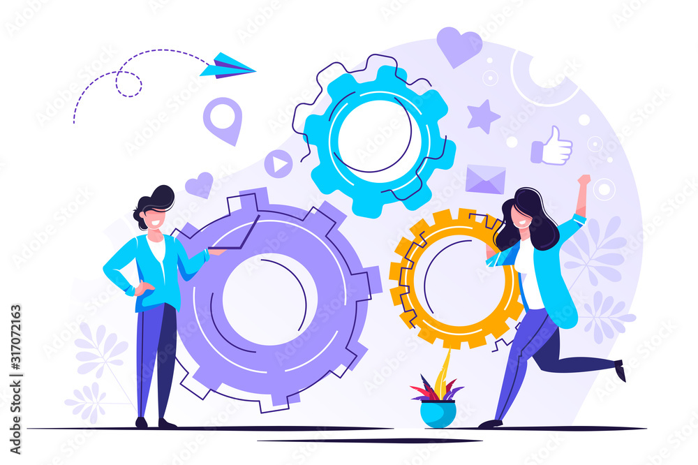 Business concept of vector illustration Business concept of vector illustration