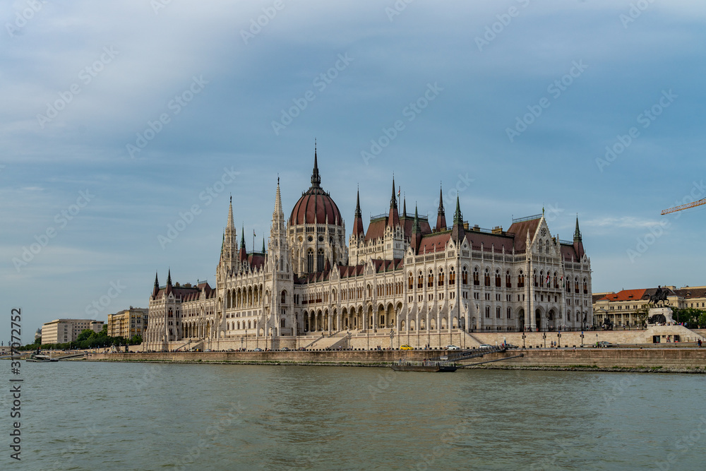 Parliament Building in Budapest, Hungary.