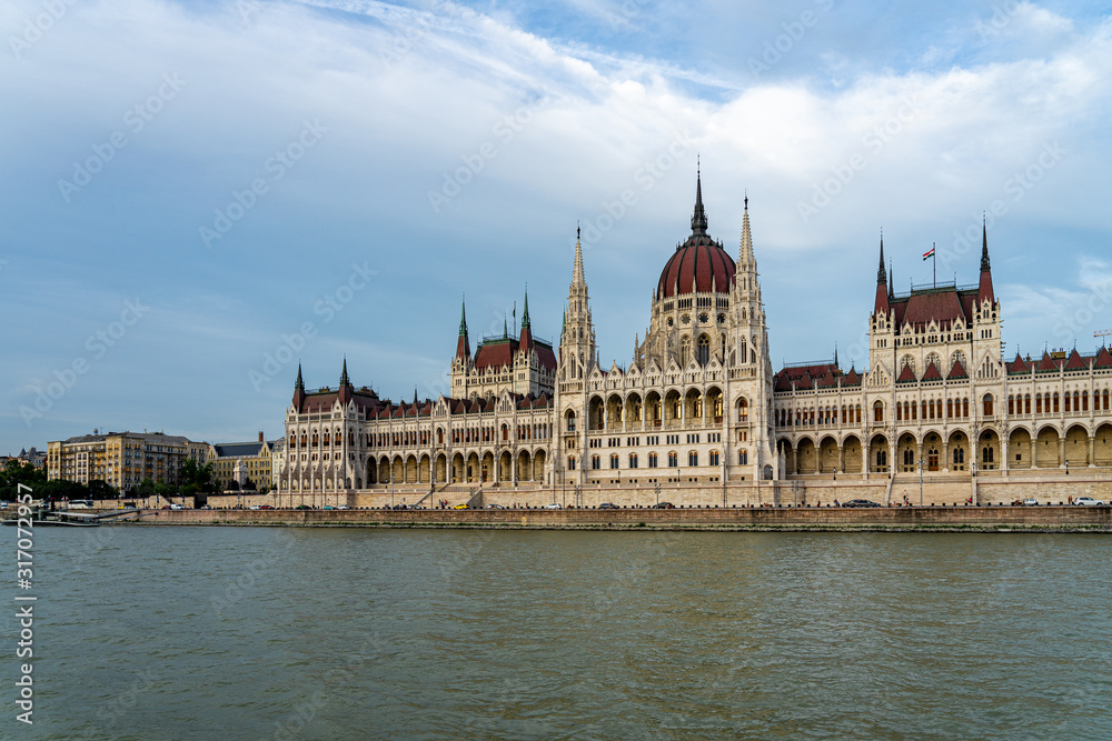 Parliament Building in Budapest, Hungary.