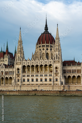 Parliament Building in Budapest, Hungary.