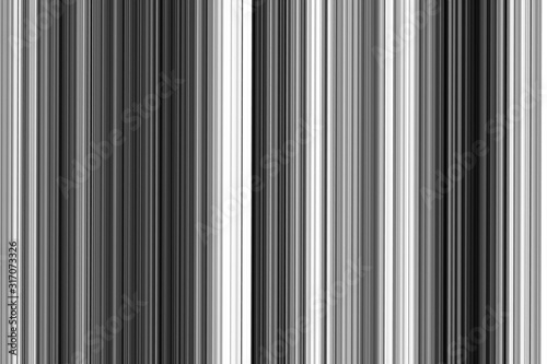 Shiny, fluid black and white vertical digital stripe patterned background