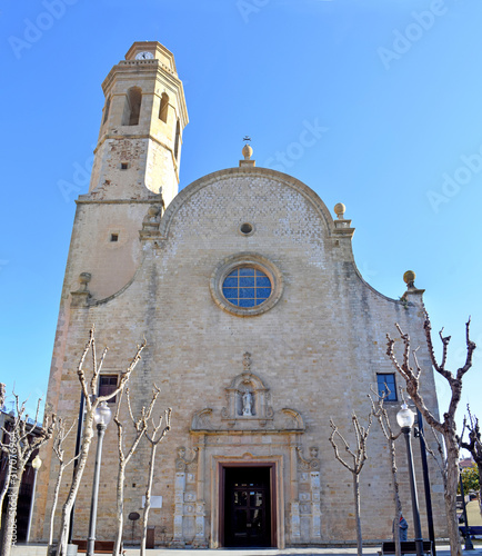 Iglesia de San Maria y San Nicolau en Calella Barcelona España