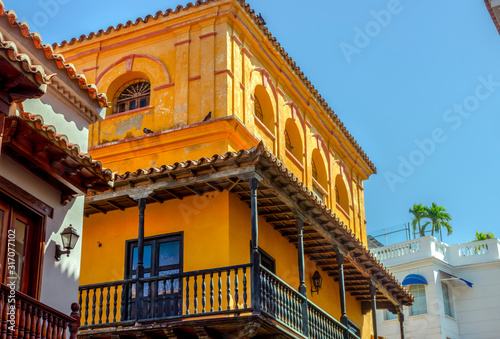 old building in cartagena colombia