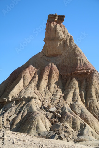 Halbwüste, Bardenas Reales, Castil de Tierra, Spanien