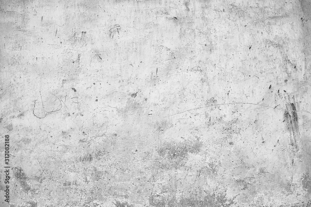 Fototapeta premium white wall cracks background / abstract white vintage background, texture old wall with cracks