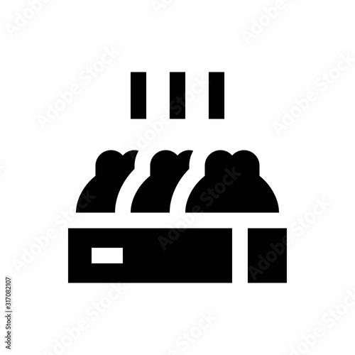 china new year related dim sum in trey vector with solid design