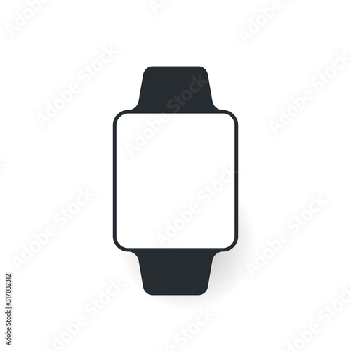 Smart watch. Vector flat style