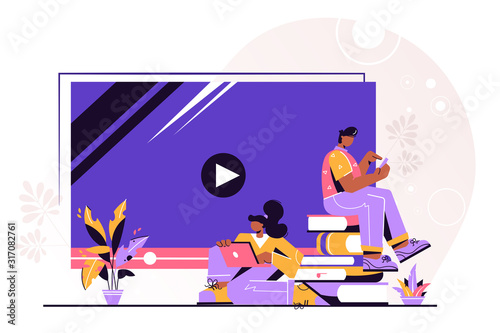 Online education, video tutorials