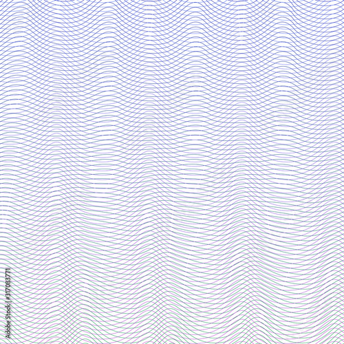 Guilloche lines security  background for certificate, watermark design element,