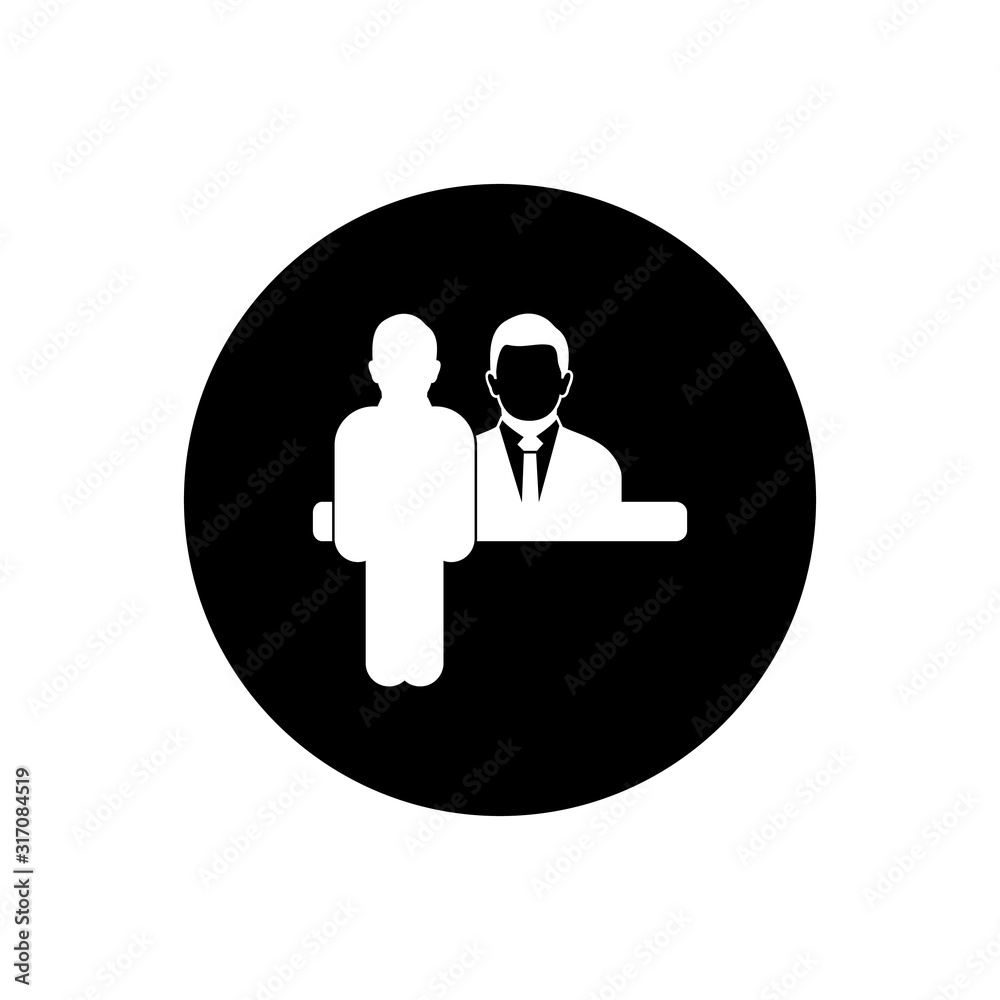 Customer Service Icon. Rounded Button style vector EPS. Customer Service Icon. Rounded Button style vector EPS.