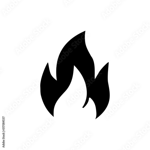 Fire icon trendy