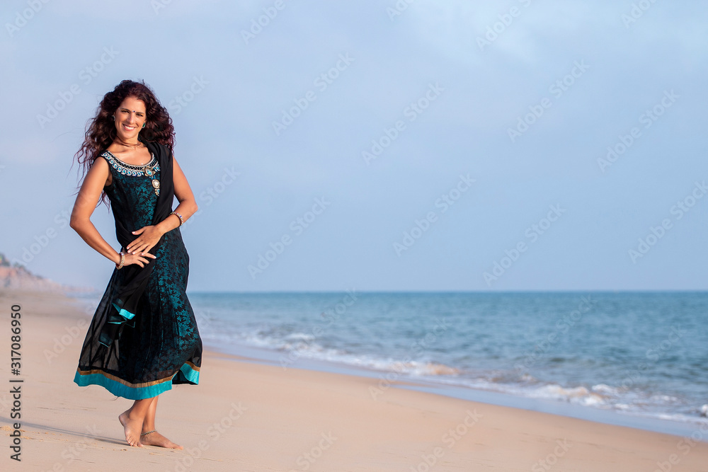 dancer on the beach