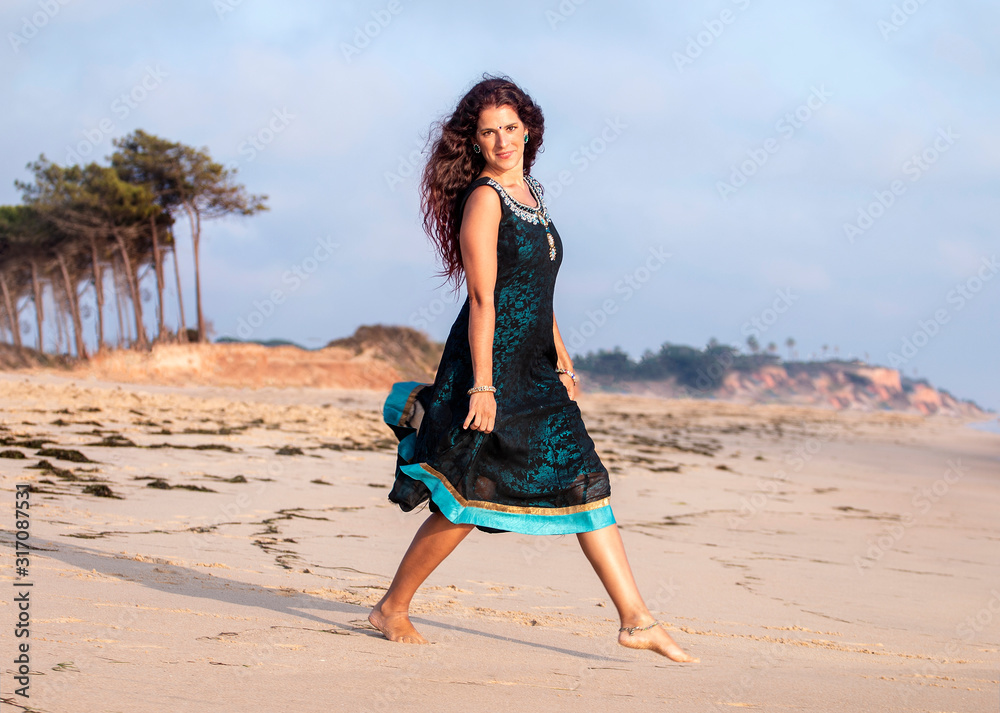 dancer on the beach