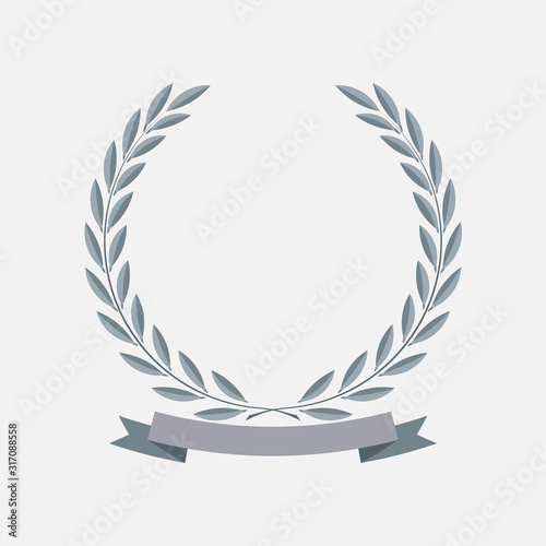 icon laurel wreath, spotrs design - original illustration